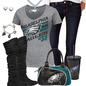 Cute Philadelphia Eagles Fan Outfit