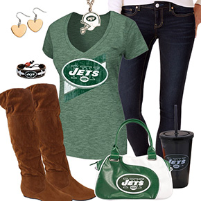 Cute New York Jets Fan Outfit