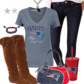 Cute New England Patriots Fan Outfit