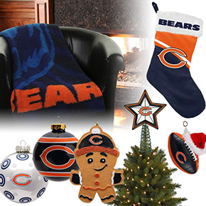 Chicago Bears Christmas Ornaments