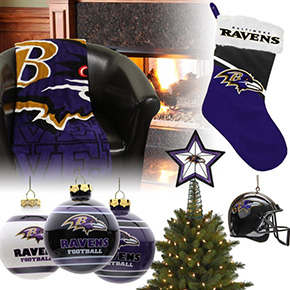 Baltimore Ravens Christmas Ornaments