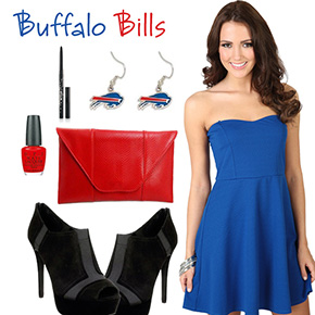 Buffalo Bills Inspired Date Look