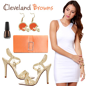 Cleveland Browns Inspired Date Look