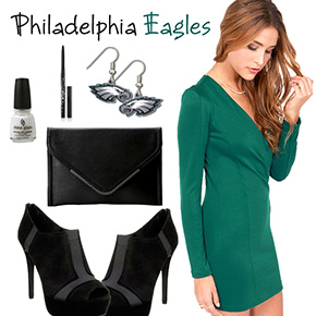 Philadelphia Eagles Inspired Dress