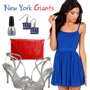 New York Giants Inspired Date Look