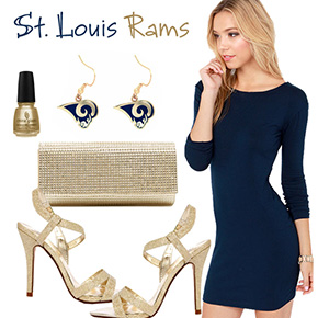St. Louis Rams Inspired Date Look