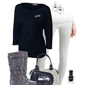 Seattle Seahawks Inspired Leggings Outfit