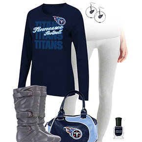 Tennessee Titans Inspired Leggings Outfit