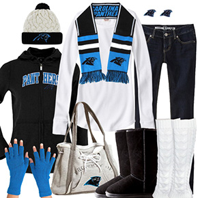 Carolina Panthers Inspired Winter Fashion