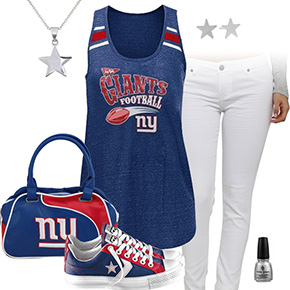 New York Giants Outfit With Converse