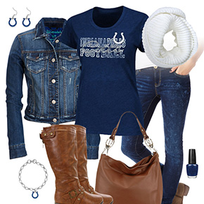 Indianapolis Colts Jean Jacket Outfit