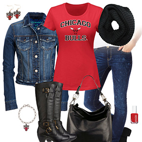 Chicago Bulls Jean Jacket Outfit