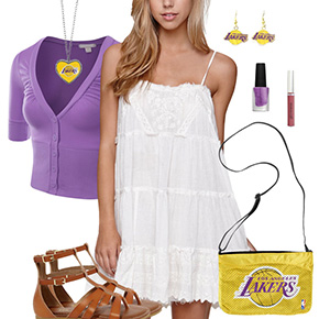 Los Angeles Lakers Dress Outfit