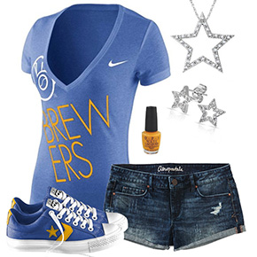 Milwaukee Brewers Outfit With Converse