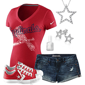 St. Louis Cardinals Outfit With Converse