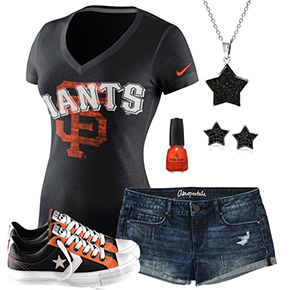 San Francisco Giants Outfit With Converse
