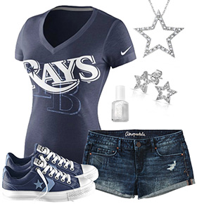 Tampa Bay Rays Outfit With Converse