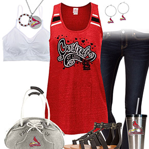 St. Louis Cardinals Tank Top Outfit