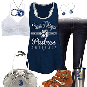 San Diego Padres Tank Top Outfit