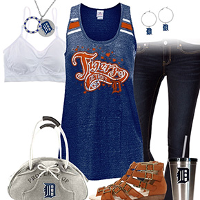 Detroit Tigers Tank Top Outfit