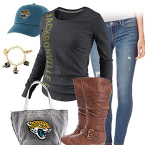 Jacksonville Jaguars Inspired Outfit