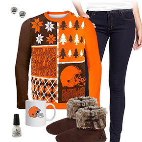 Cleveland Browns Sweater Outfit