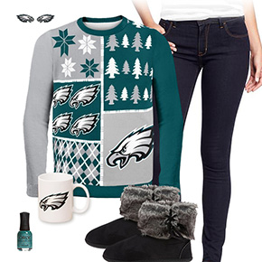 Philadelphia Eagles Sweater Outfit