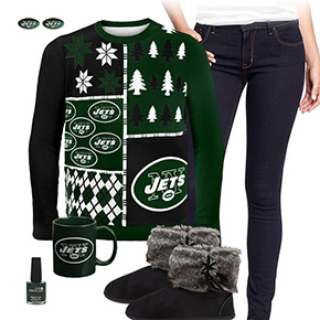 New York Jets Sweater Outfit