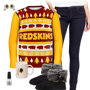 Washington Redskins Sweater Outfit