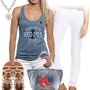 Boston Red Sox Tank Top Outfit
