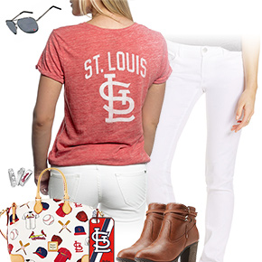 St. Louis Cardinals Tshirt Outfit