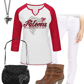 Cute Atlanta Falcons Kickoff Outfit