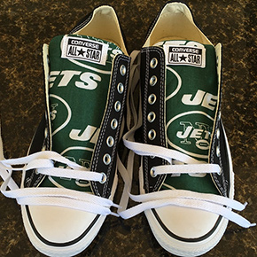 New York Jets Converse Sneakers